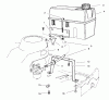 Toro 22043 - Recycler Mower, 1999 (9900001-9999999) Listas de piezas de repuesto y dibujos GAS TANK ASSEMBLY
