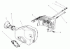 Toro 22043 - Recycler Mower, 1999 (9900001-9999999) Listas de piezas de repuesto y dibujos MUFFLER ASSEMBLY(MODEL NO. 47PT7-7)