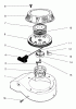 Toro 22043 - Recycler Mower, 1998 (8900001-8999999) Listas de piezas de repuesto y dibujos RECOIL ASSEMBLY(MODEL NO. 47PT7-7)