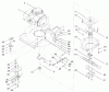 Toro 22043 - Recycler Mower, 2000 (200000001-200999999) Listas de piezas de repuesto y dibujos ENGINE & BLADE BRAKE CLUTCH ASSEMBLY
