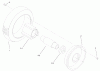 Toro 22043 - Recycler Mower, 2003 (230000001-230999999) Listas de piezas de repuesto y dibujos FRONT WHEEL AND TIRE ASSEMBLY