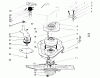 Toro 22044BC - Lawnmower, 1995 (5900001-5999999) Listas de piezas de repuesto y dibujos BLADE BRAKE CLUTCH ASSEMBLY
