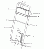 Toro 22044BC - Lawnmower, 1995 (5900001-5999999) Listas de piezas de repuesto y dibujos HANDLE ASSEMBLY