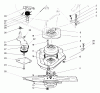 Toro 22045B - Lawnmower, 1996 (6900001-6999999) Listas de piezas de repuesto y dibujos BLADE BRAKE CLUTCH ASSEMBLY