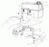 Toro 22045 - Recycler Mower, 1997 (7900001-7999999) Listas de piezas de repuesto y dibujos GAS TANK ASSEMBLY