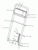 Toro 22045B - Lawnmower, 1996 (6900001-6999999) Listas de piezas de repuesto y dibujos HANDLE ASSEMBLY