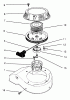 Toro 22045 - Recycler Mower, 1997 (7900001-7999999) Listas de piezas de repuesto y dibujos RECOIL ASSEMBLY (MODEL NO. 47PS5-7)(MODEL NO. 22045B)(MODEL NO. 47PT6-7)(MODEL NO. 22045)