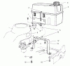 Toro 22045 - Recycler Mower, 1998 (8900001-8999999) Listas de piezas de repuesto y dibujos GAS TANK ASSEMBLY