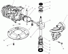 Toro 22045 - Recycler Mower, 1999 (9900001-9999999) Listas de piezas de repuesto y dibujos CRANKSHAFT ASSEMBLY (MODEL NO. 47PV9-7)