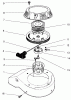 Toro 22045 - Recycler Mower, 1999 (9900001-9999999) Listas de piezas de repuesto y dibujos RECOIL ASSEMBLY (MODEL NO. 47PV9-7)