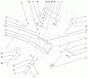 Toro 22045 - Recycler Mower, 1999 (9900001-9999999) Listas de piezas de repuesto y dibujos TRACTION CONTROL ASSEMBLY