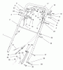 Toro 22141 - Lawnmower, 1997 (790000001-799999999) Listas de piezas de repuesto y dibujos HANDLE ASSEMBLY