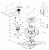 Toro 22142 - Lawnmower, 1997 (7900001-7999999) Listas de piezas de repuesto y dibujos BLADE BRAKE CLUTCH ASSEMBLY