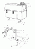 Toro 22145 - Lawnmower, 1996 (69000001-69999999) Listas de piezas de repuesto y dibujos GAS TANK ASSEMBLY