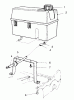Toro 22150 - Lawnmower, 1996 (6900001-6999999) Listas de piezas de repuesto y dibujos GAS TANK ASSEMBLY