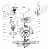 Toro 22151 - Lawnmower, 1992 (2000001-2999999) Listas de piezas de repuesto y dibujos BLADE BRAKE CLUTCH ASSEMBLY