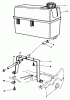 Toro 22151 - Lawnmower, 1992 (2000001-2999999) Listas de piezas de repuesto y dibujos GAS TANK ASSEMBLY