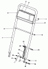 Toro 22151 - Lawnmower, 1992 (2000001-2999999) Listas de piezas de repuesto y dibujos HANDLE ASSEMBLY