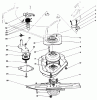 Toro 22151 - Lawnmower, 1993 (3900001-3900855) Listas de piezas de repuesto y dibujos BLADE BRAKE CLUTCH ASSEMBLY