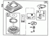 Toro 22151 - Lawnmower, 1993 (3900001-3900855) Listas de piezas de repuesto y dibujos ENGINE GTS 150 77-9140 #5