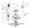 Toro 22151 - Lawnmower, 1993 (3900856-3999999) Listas de piezas de repuesto y dibujos BLADE BRAKE CLUTCH ASSEMBLY
