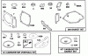 Toro 22151 - Lawnmower, 1993 (3900856-3999999) Listas de piezas de repuesto y dibujos ENGINE GTS 150 #8
