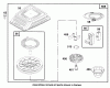 Toro 22151 - Lawnmower, 1996 (6900001-6999999) Listas de piezas de repuesto y dibujos ENGINE GTS 150 #5
