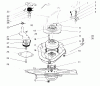 Toro 22153BC - Lawnmower, 1995 (5900001-5999999) Listas de piezas de repuesto y dibujos BLADE BRAKE CLUTCH ASSEMBLY