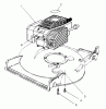Toro 22153BC - Lawnmower, 1995 (5900001-5999999) Listas de piezas de repuesto y dibujos ENGINE ASSEMBLY