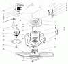 Toro 22154 - Lawnmower, 1997 (7900001-7999999) Listas de piezas de repuesto y dibujos BLADE BRAKE CLUTCH ASSEMBLY