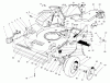 Toro 22154B - Lawnmower, 1996 (6900001-6999999) Listas de piezas de repuesto y dibujos HOUSING ASSEMBLY
