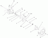 Toro 22158 - Recycler Rear Bagger Mower, 1999 (9900001-9999999) Listas de piezas de repuesto y dibujos REAR WHEEL & GEAR CASE ASSEMBLY