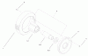 Toro 22160 - Recycler Mower, 2000 (200000001-200999999) Listas de piezas de repuesto y dibujos WHEEL & TIRE ASSEMBLY