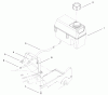 Toro 22161 - Recycler Mower, 2000 (200000001-200999999) Listas de piezas de repuesto y dibujos GAS TANK ASSEMBLY