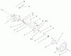 Toro 22161 - Recycler Mower, 2000 (200000001-200999999) Listas de piezas de repuesto y dibujos REAR WHEEL & GEAR CASE ASSEMBLY