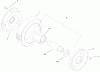 Toro 22161 - Recycler Mower, 2001 (210000001-210999999) Listas de piezas de repuesto y dibujos REAR WHEEL & TIRE ASSEMBLY NO. 74-1720