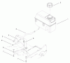 Toro 22162 - Recycler Mower, 2000 (200000001-200999999) Listas de piezas de repuesto y dibujos FUEL TANK ASSEMBLY