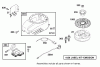 Toro 22162 - Recycler Mower, 2001 (210000001-210999999) Listas de piezas de repuesto y dibujos FLYWHEEL AND BLOWER HOUSING ASSEMBLY