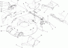 Toro 22163 (PT21) - PT21 Trim Mower, 2007 (270000001-270999999) Listas de piezas de repuesto y dibujos HOUSING ASSEMBLY