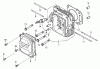 Toro 22166 - 21" Heavy-Duty Recycler/Rear Bagger Lawnmower, 2004 (240000001-240999999) Listas de piezas de repuesto y dibujos CYLINDER HEAD ASSEMBLY HONDA GXV160K1 A1