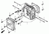Toro 22167 - 21" Heavy-Duty Recycler/Rear Bagger Lawnmower, 2005 (250000001-250999999) Listas de piezas de repuesto y dibujos CYLINDER HEAD ASSEMBLY HONDA GXV160K1-A1T