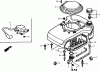 Toro 22167 - 21" Heavy-Duty Recycler/Rear Bagger Lawnmower, 2005 (250000001-250999999) Listas de piezas de repuesto y dibujos FAN COVER ASSEMBLY HONDA GXV160K1-A1T