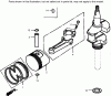 Toro 22168 - 21" Heavy-Duty Recycler/Rear Bagger Lawnmower, 2004 (240000001-240999999) Listas de piezas de repuesto y dibujos CRANKSHAFT AND PISTON ASSEMBLY HONDA GXV160K1-N1AH