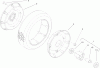 Toro 22168 - 21" Heavy-Duty Recycler/Rear Bagger Lawnmower, 2004 (240000001-240999999) Listas de piezas de repuesto y dibujos REAR WHEEL ASSEMBLY
