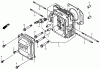 Toro 22168 - 21" Heavy-Duty Recycler/Rear Bagger Lawnmower, 2005 (250000001-250999999) Listas de piezas de repuesto y dibujos CYLINDER HEAD ASSEMBLY HONDA GXV160A1 T1AH