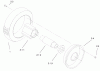 Toro 22171 - Recycler Mower, 1999 (9900001-9999999) Listas de piezas de repuesto y dibujos FRONT WHEEL & TIRE ASSEMBLY