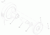 Toro 22171 - Recycler Mower, 2001 (210000001-210999999) Listas de piezas de repuesto y dibujos FRONT WHEEL AND TIRE ASSEMBLY