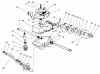 Toro 22172 - Recycler Mower, 1999 (9900001-9999999) Listas de piezas de repuesto y dibujos GEAR CASE ASSEMBLY