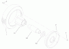 Toro 22172 - Recycler Mower, 2002 (220000001-220999999) Listas de piezas de repuesto y dibujos FRONT WHEEL AND TIRE ASSEMBLY