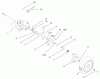 Toro 22172 - Recycler Mower, 2003 (230000001-230999999) Listas de piezas de repuesto y dibujos GEAR CASE AND REAR WHEEL ASSEMBLY